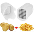 Cortador Batata Frita Manual | Fatiador Rápido Vegetais Cubos