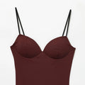 Corset Camisole Bodycon com Alças Costas Nuas | Top Sexy