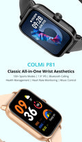 Smartwatch COLMI P81 Chamadas Voz | Ecrã 1.9'' 100 Modos Desporto 24H