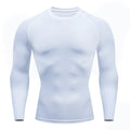 Top Compressão Gym Rashguard Manga Longa | Bodybuilding Corrida Fitness