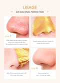Máscara Peel-Off Ouro 24K Sakura LAIKOU | Anti-Rugas Pontos Negros