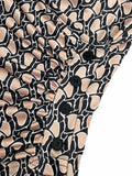 Vestido Bodycon Floral Babados Sem Mangas | Cintura Alta Férias