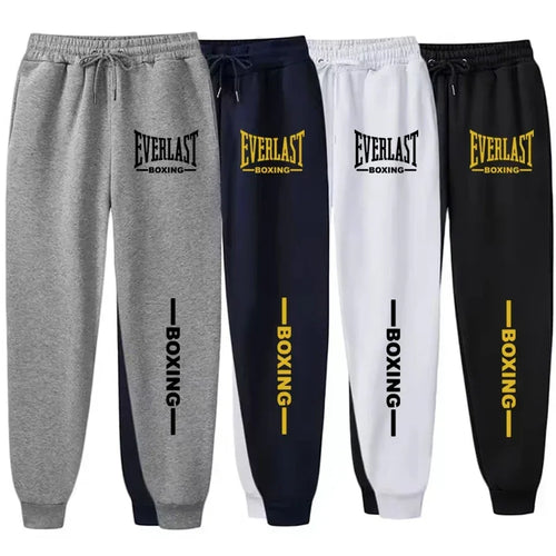 Calças Running EVERLAST Fleece 2025 | Jogging Fitness Outono Inverno