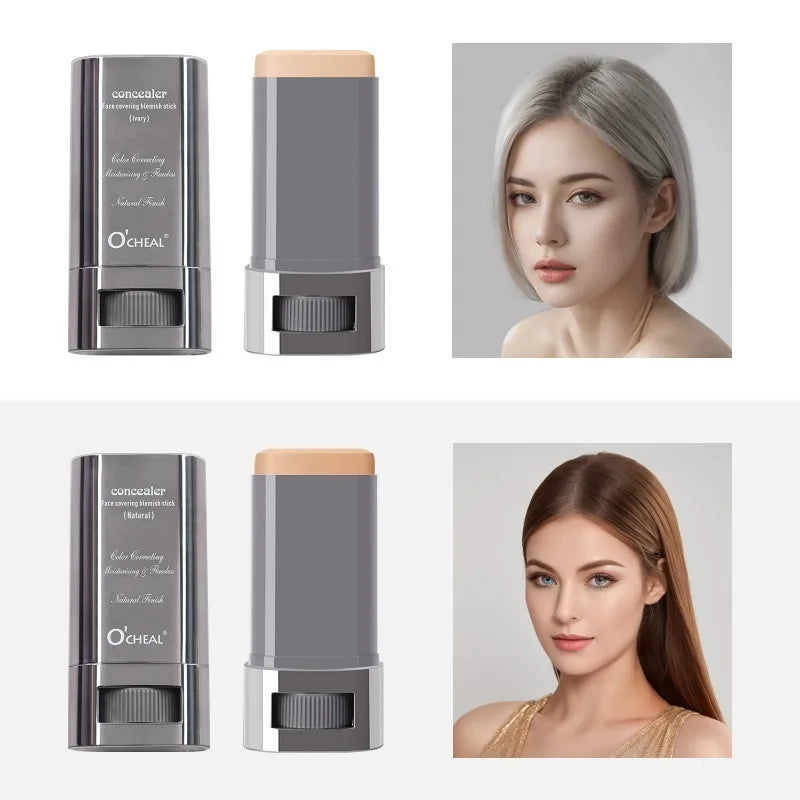 Stick de Contorno e Corretor Facial | Leve Iluminador Longa Duração