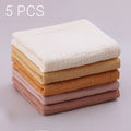 Conjunto de 5 Toalhinhas de Rosto para Bebé em Algodão – Suaves e Absorventes