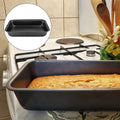 Forma Bolo Retangular Antiaderente Aço Carbono | Lasanha Casserole Forno