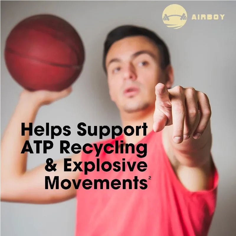 Creatina micronizada - promove o crescimento muscular, melhora o desempenho físico, a resistência e a recuperação.