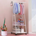 Cabide de Chão Triangular Dobrável | Chapéus Roupa Bolsas Quarto Indoor