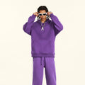 Conjunto Fleece American Style Letras | Pullover + Sweatpants Casual Versátil