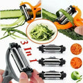 Descascador Rotativo Juliana 3 em 1 Inox | Batata Cenoura Vegetais