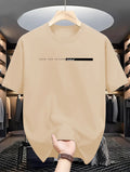 T-Shirt 100% Algodão Print Letras Oversize | High Street Unissex Verão
