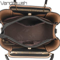 Mala Luxo Designer 3 Camadas 2024 | Grande Capacidade Couro Shopper