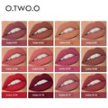 Batom 2 em 1 Mate + Lip Gloss 12 Cores | À Prova de Água Longa Duração