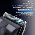 Kit Kemei Profissional KM-2296/2299/1102 | Máquina Cortar Cabelo Masculino