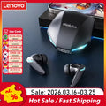 Auriculares Lenovo XT53 Bluetooth 5.4 | LED Display Impermeável Gaming
