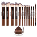 Kit 13 Pincéis Premium Maange + 2 Esponjas Air Cushion | Completo