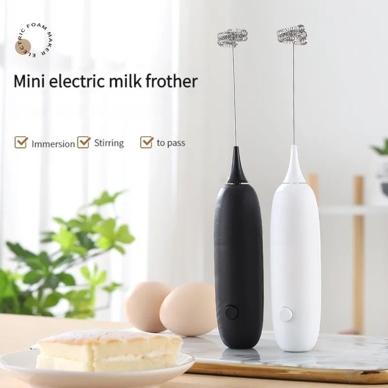 Batedeira Manual a Pilhas | Espuma Café Leite Automática Cozinha
