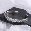 Bracelete Ondas Retro Prata 925 | Abertura Nuvem Doce Personalidade
