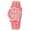 Relógio Feminino Luxo 2025 | Bracelete Silicone Quartzo Nova Coleção