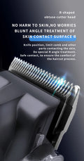Kit Kemei Profissional KM-2296/2299/1102 | Máquina Cortar Cabelo Masculino