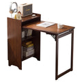Secretária Madeira Maciça Dobrável | Computador Quarto Escritório Bedside