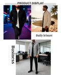 Blusão Curto Polyester Escovado Lapela | Business Casual Escritório Outono