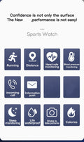 Smartwatch Unissex Bluetooth | Música Fitness Monitor Sono Desporto