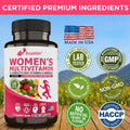 Multivitamínico Feminino – Magnésio, Biotina, Cálcio, Zinco e Selénio para Articulações e Pele