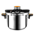 Panela de Pressão Inox 4L/6L/8L | Trava Única Mão Gás e Indução
