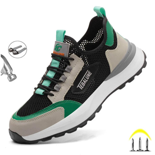 Botas de Segurança Leves com Biqueira Composta – Respiráveis e Indestrutíveis para Trabalho