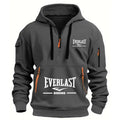 Hoodie Half-Zip Multi-Bolsos Print | Sport Fitness Warm Casual Fashion