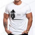 T-Shirt Gráfica de Mota Vintage – Estilo Retro Harajuku, Street, Corte Oversized