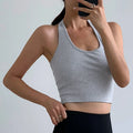 Crop Top Algodão Costas Nuas Halter | Streetwear Verão 2025