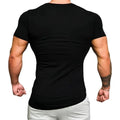 T-Shirt Slim Fit Algodão Lisa | Respirável Ginásio Bodybuilding Verão