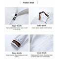 Blusão Gola Mao Zipper Windbreaker | Waterproof Bomber Outdoor Outono Inverno
