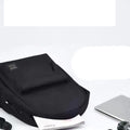 Mochila Minimalista Unissexo com Porta USB – Grande Capacidade para Escola, Trabalho e Viagem