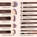 Kit 13 Pincéis Premium Maange + 2 Esponjas Air Cushion | Completo