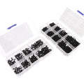 Kit de 400/800 Parafusos Auto-Atarraxantes M2 Pretos – Para Madeira e Fixação
