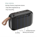 Coluna Bluetooth 5.0 Mini Oxford | 3D Estéreo HiFi Surround Exterior
