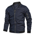 Bomber Jacket Leve Primavera Outono | Windbreaker Sport Zip Bolsos
