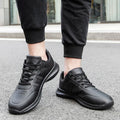 Couple causal chef shoes four season new lightweight macio sole comfort oil proof men and women's chef business work leather shoe