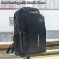 Mochila Oxford Impermeável para Homem – Casual e Profissional, Compartimento para Portátil