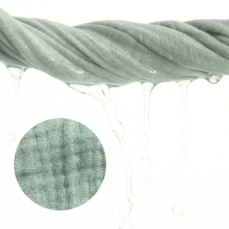 Conjunto de 5 peças de toalhas de rosto quadradas de algodão para bebé, lenços macios de gaze absorvente, toalhas de alimentação para bebé, panos de ombro e toalhas de rosto.