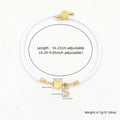 Pulseira Inicial A-Z com Coração | Corrente Corda Personalizada Presente