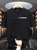 T-Shirt 100% Algodão Print Letras Oversize | High Street Unissex Verão