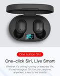 Auriculares E6S TWS Bluetooth | Cancelamento Ruído Microfone Sem Fios