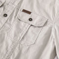 Camisa Cargo Algodão Multi-Bolsos Militar | Overshirt Outdoor Casual