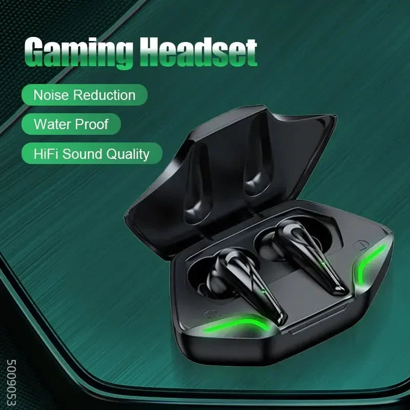 Auscultadores Bluetooth Sem Fios Gaming | Cancelamento Ruído Som HD