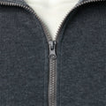 Blusão Casual Zipper Gola Alta Cor Sólida | Sport Tops Masculino