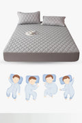 Fronha Algodão Escovado Impermeável Acolchoada | Respirável Quarto Cama